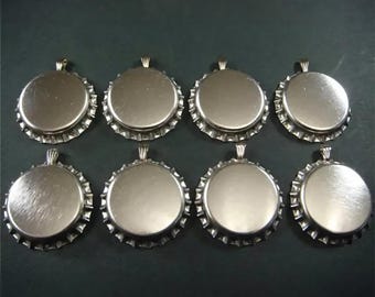 100 Crown Bottle Caps with Darcy Loops