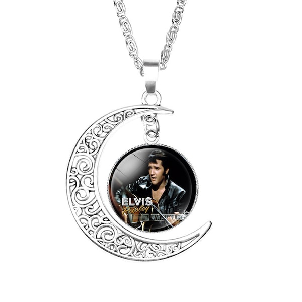1 Elvis Presley Moon Crescent Necklace #2