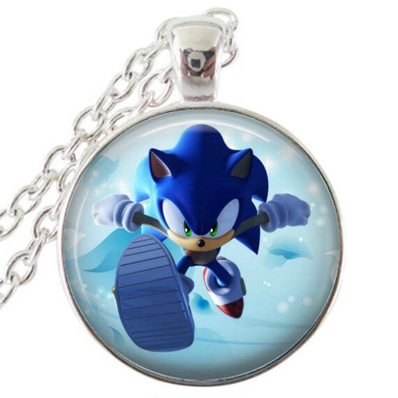 1 Sonic The Hedgehog Bezel Necklace 1 Etsy