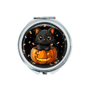 1 Halloween Design 5 - Compact Mirror - Make Up Pocket Mirror