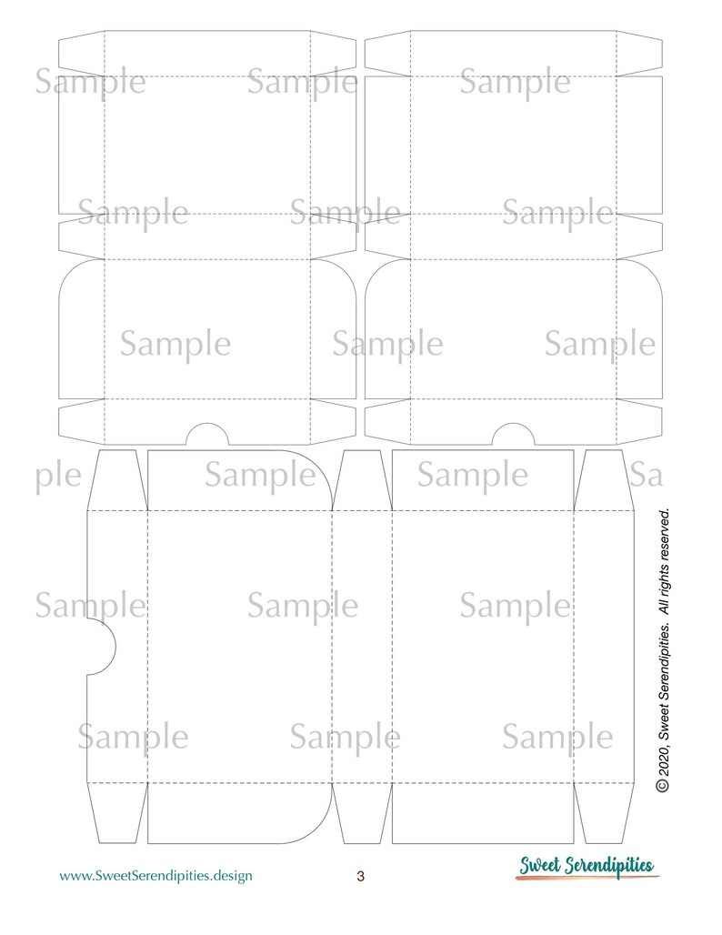 Wooden Box Set (printable Paper Craft) - Etsy Canada