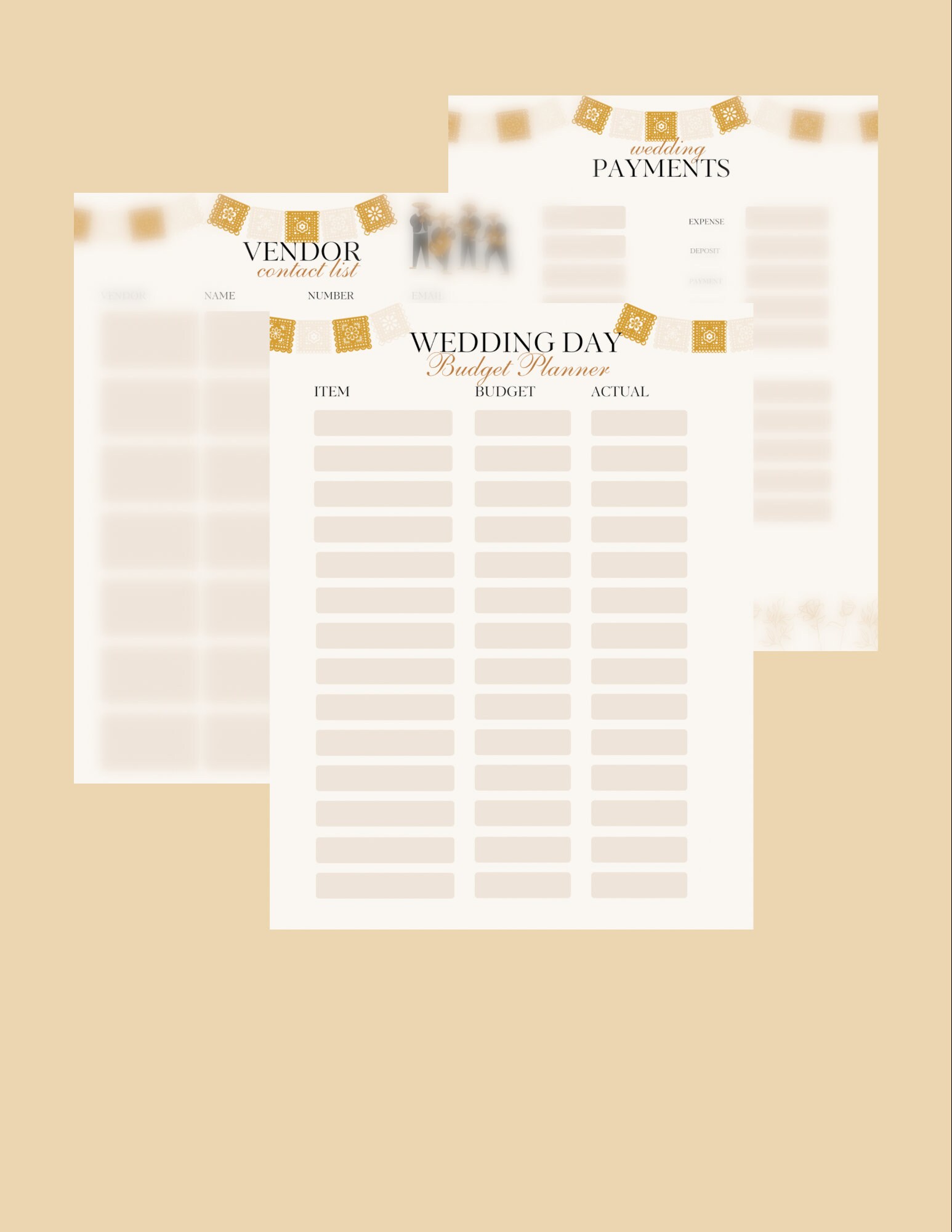 Wedding Day Planner Template Pdf Etsy Wedding Day Planner Template Pdf Etsy
