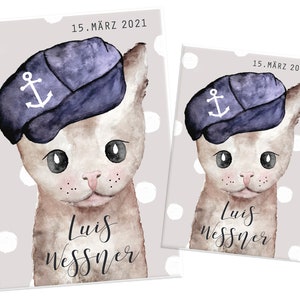 Uheft Hülle Impfpasshülle Name, Uheft & Impfpass Katze Kater Junge