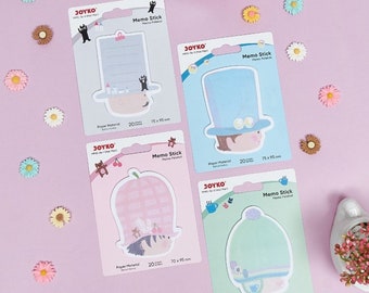 1Pc Cute Hat Man Sticker Bookmark/Memo Book Marker/Sticky Notes/Post it