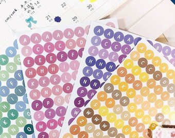 1Pc Cute Alphabet Sticker for Bullet Journal/Scrapbook/Diary/Planner