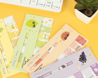 1Pc Fruits Cute Sticker Bookmark/Memo Book Marker/Sticky Notes/Post it