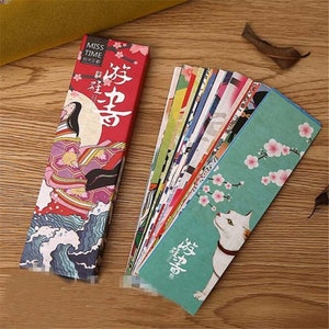 30pcs Cute Kawaii Vintage Japanese Style Paper Bookmark