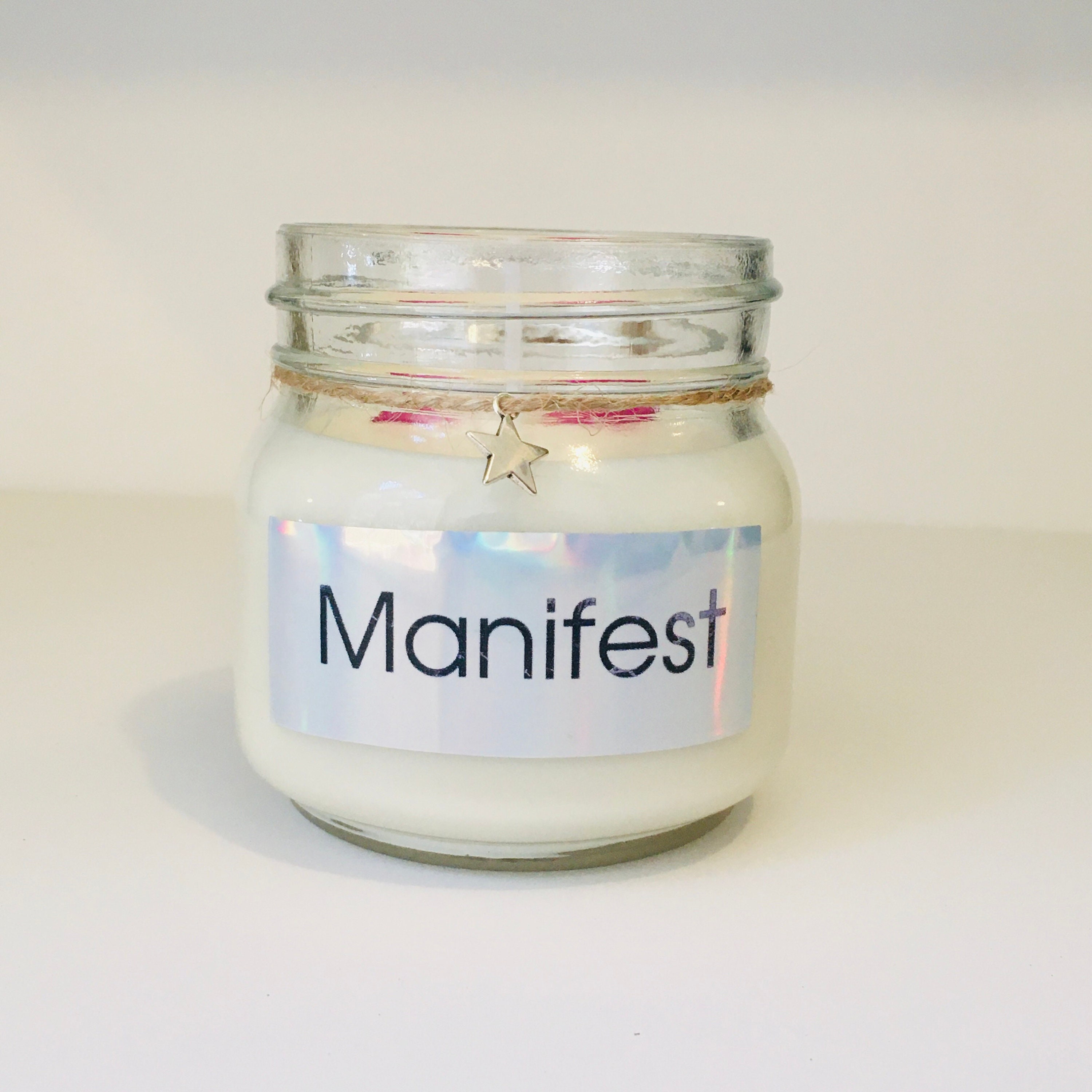 Manifest Candle Intention Candle New Moon Candle Etsy