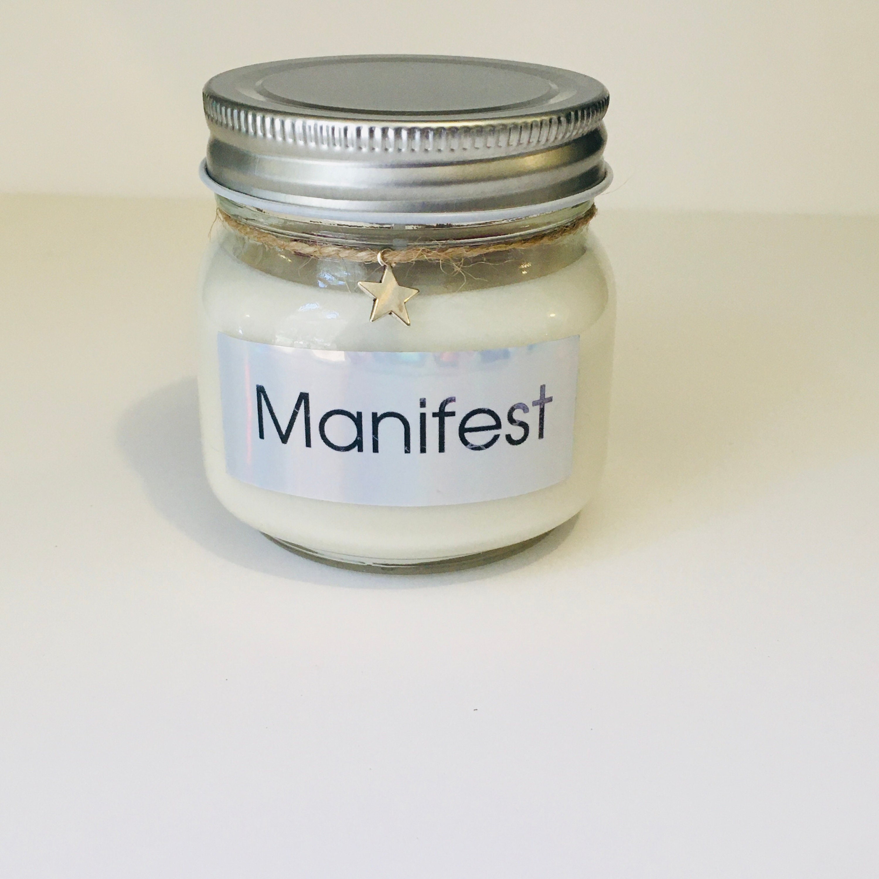 Manifest Candle Intention Candle New Moon Candle Etsy