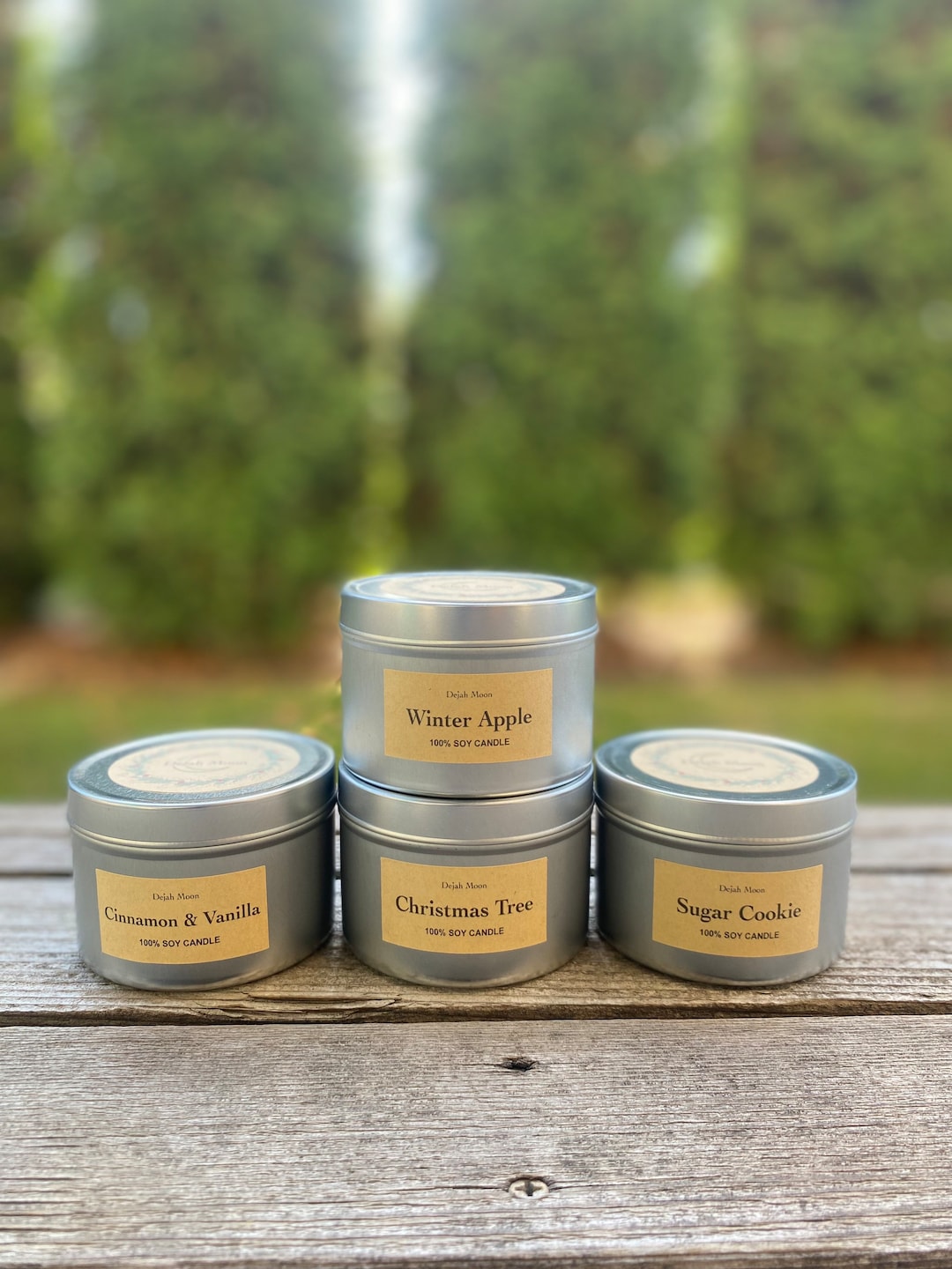 Christmas Candles / Fall Candle / 8oz Candle / Soy Candle / Winter Candle / Holiday Candle Etsy