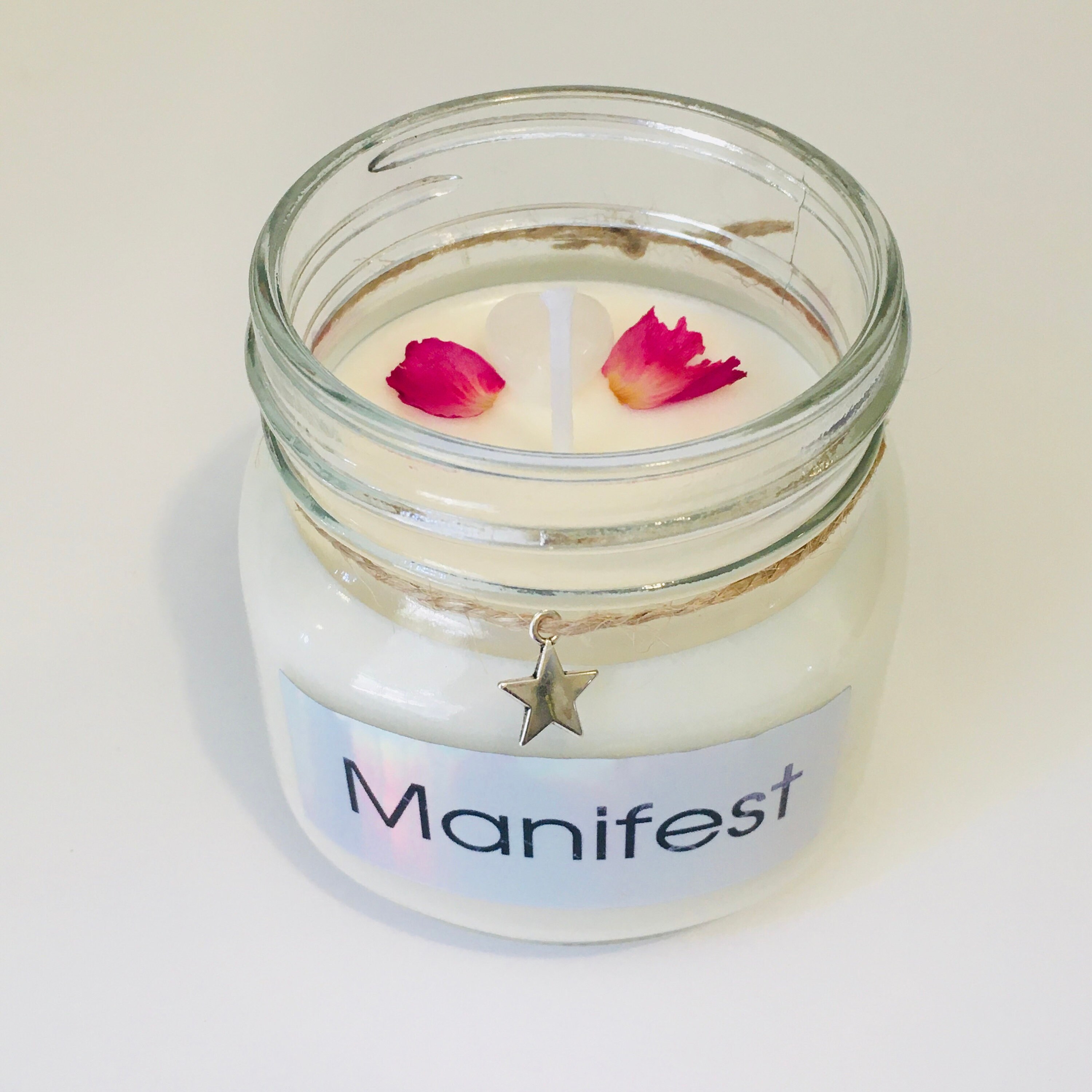 Manifest Candle Intention Candle New Moon Candle Etsy