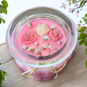 Pink Lemonade Candle 100% soy candle handmade Gift for Her