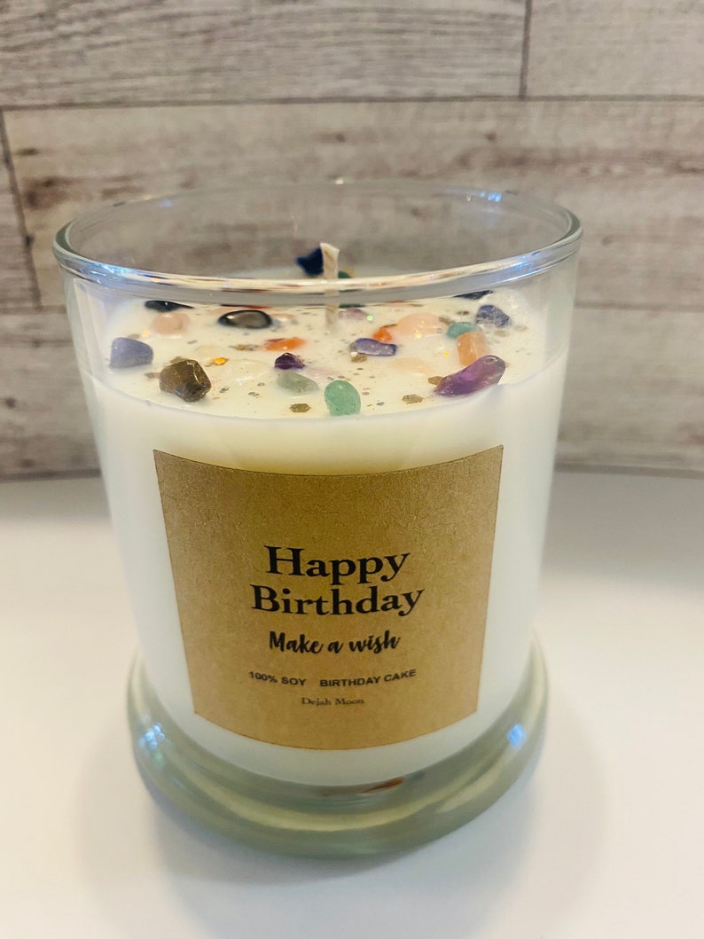 Happy Birthday Candle / Birthday Gift Candle / Birthday Cake Etsy
