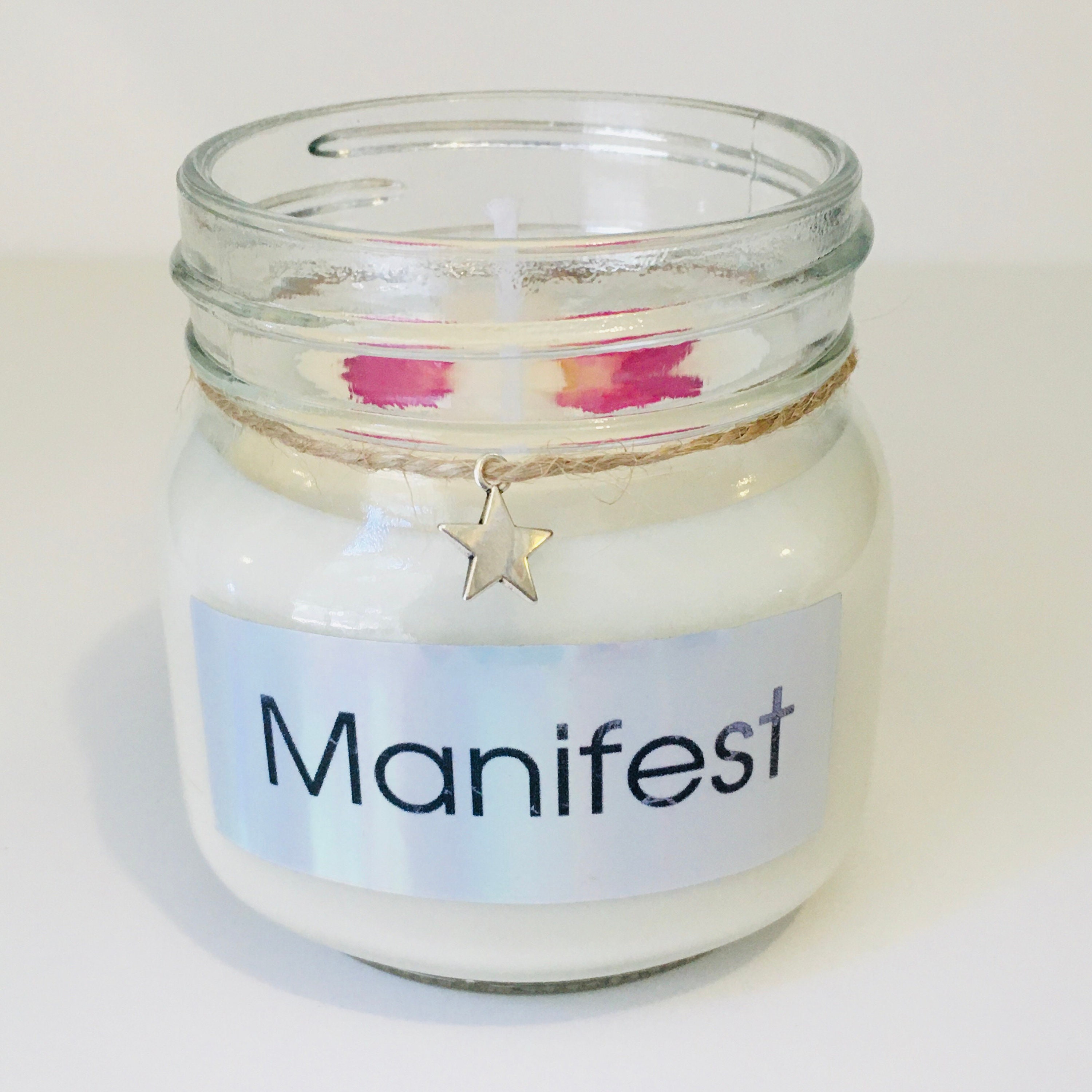 Manifest Candle Intention Candle New Moon Candle Etsy
