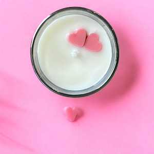 Valentine&#39;s Day Gift  I Love You Valentines Candle Anniversary Gift for Her Gift for Girlfriend Handmade