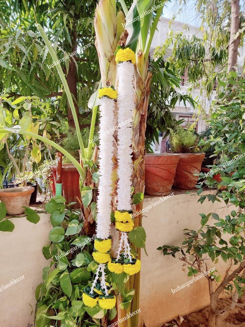 10 Strings Lot Beautiful Artificial Jasmine Flower Garlands Etsy