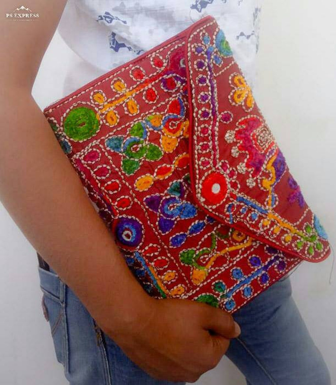 Beautiful Indian Banjara Bags Envelope Bags Evening Bags Lady Etsy