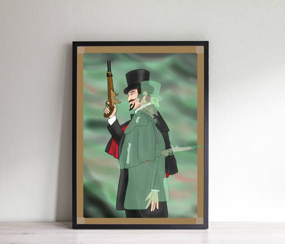B2G1 FREE!! HAUNTED MANSION DUELING GHOST #2 POSTER