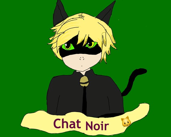 Chat Noir Art Print Cat Noir Miraculous Ladybug Superhero Art Kids Art Kids Television Show Miraculous Tales Of Ladybug And Cat Noir