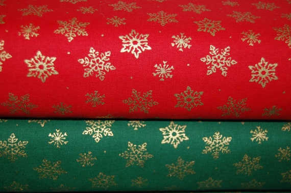 100/% Cotton Fabric Metre or Fat Quarter Advent Christmas Festive Craft Red White