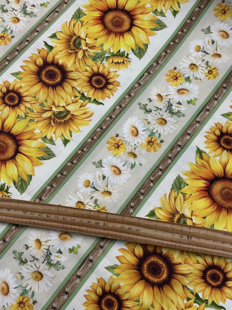 Timeless Treasures You Are My Sunshine Cotton Fabric by the 1/4 Metre ...