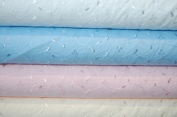 Broderie Anglaise 3 hole fabric
