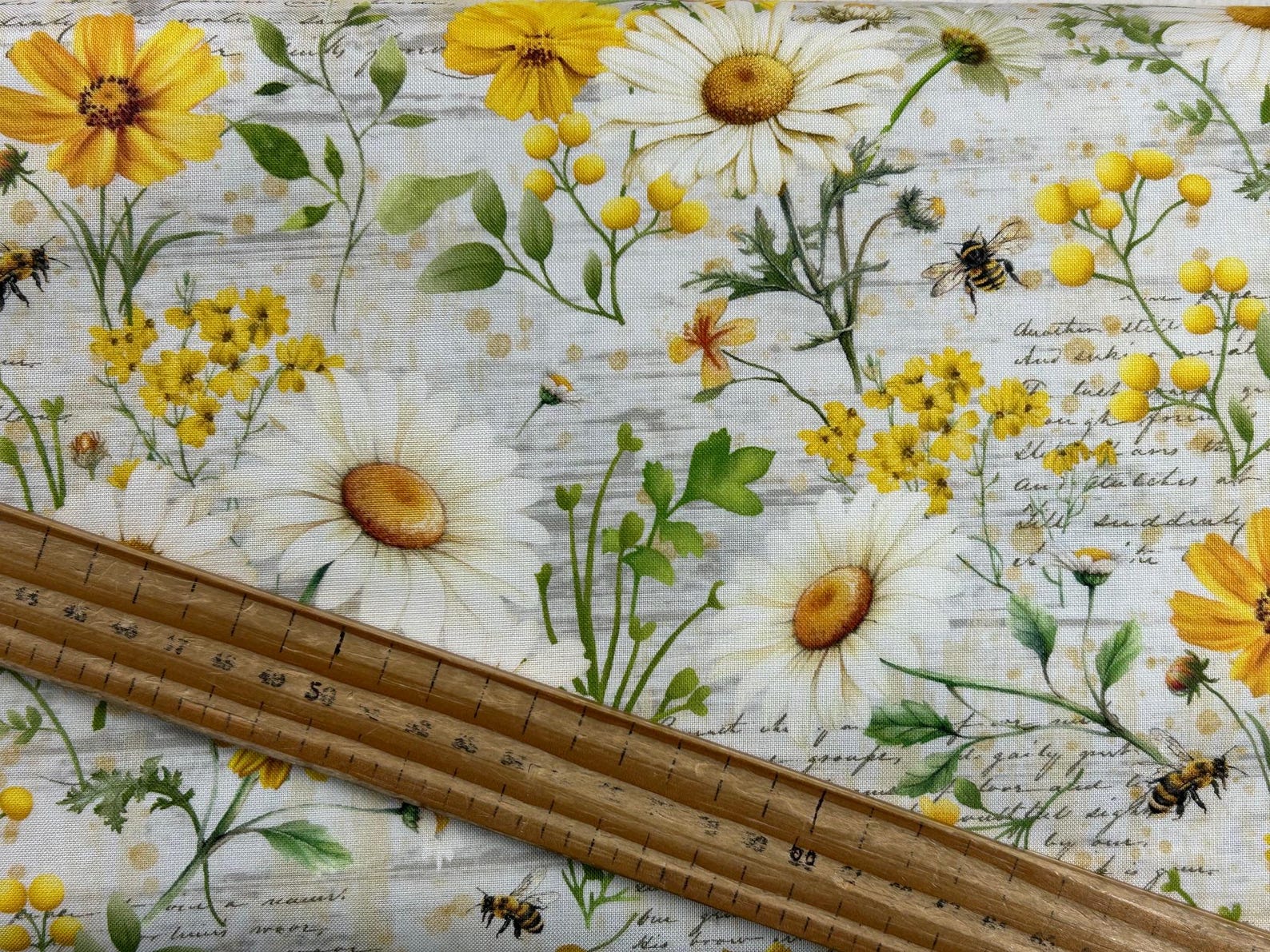Timeless Treasures You Are My Sunshine Cotton Fabric by the 1/4 Metre ...