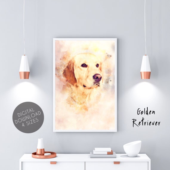 Golden Retriever Laptop Sleeve (Multiple Sizes) - Watercolor Golden Retriever Laptop Sleeve (Multiple Sizes) - Watercolor