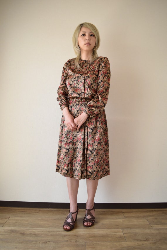 Floral print dress