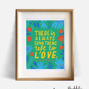 Gabriel Garcia Marquez typography quote, one hundred years of solitude, book, love, romance, inspirational - Instant download wall decor