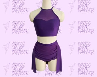 Shake It Out Dance Costume – Girls Lyrical or Contemporary Solo Costume, Womens Competition Dancewear, Catalog Teen Stage Performance Outfit