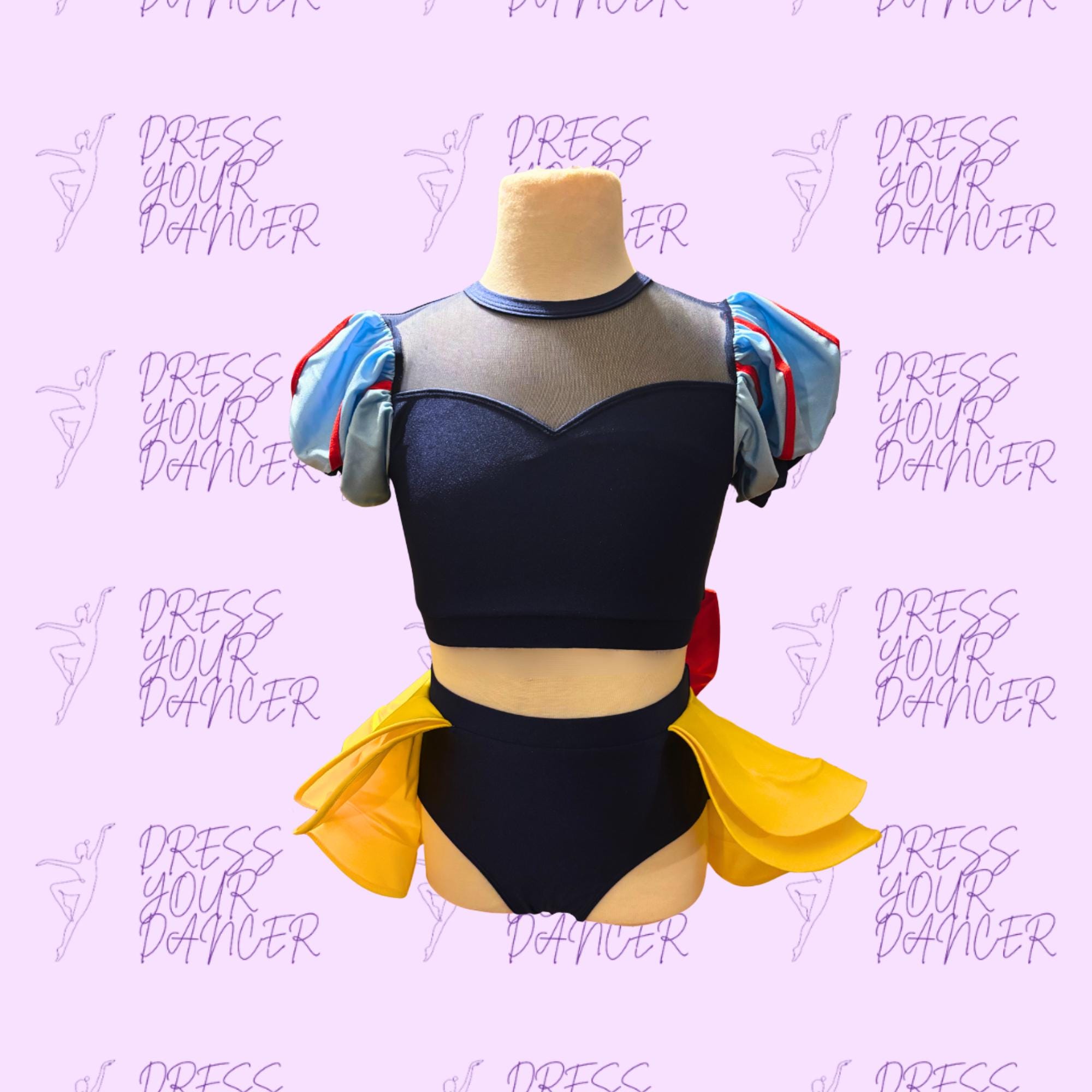 I'm Wishing Dance Costume – Girls Character or Musical Theatre Solo Costume, Custom Snow White-Inspired Competition Dancewear, Stage Outfit