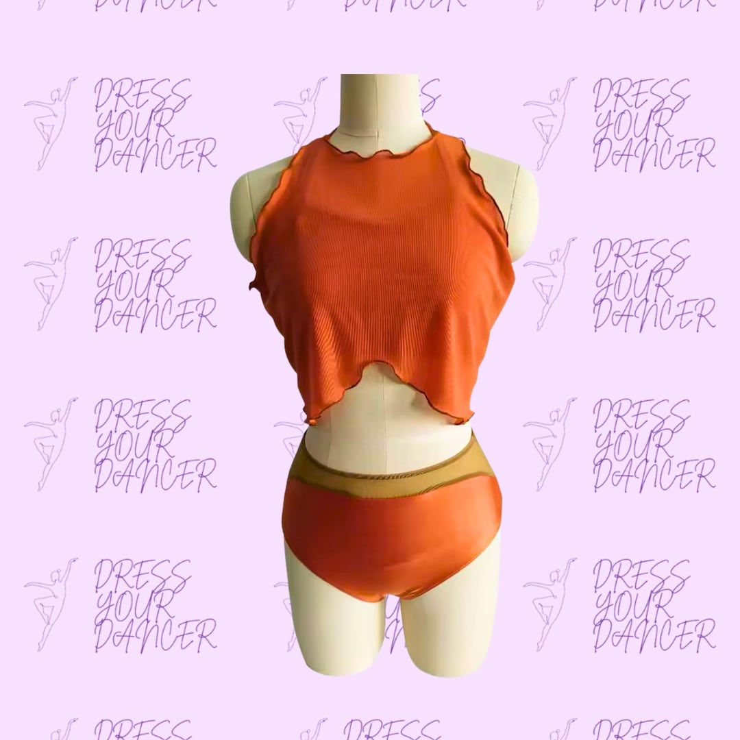 Confident Dance Costume – Girls Jazz or Contemporary Solo Costume, Womens Competition Dancewear, Catalog Teen Stage Performance Outfit