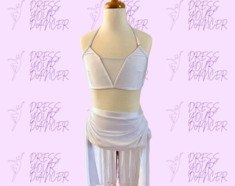 My Heart Will Go On Dance Costume – Girls Lyrical or Contemporary Solo Costume Womens Competition Dancewear Catalog Teen Performance Outfit