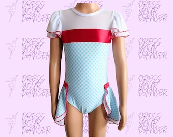 Dorothy Dance Costume – Girls Character Musical Theatre Costume, Wizard of Oz-Inspired Competition Dancewear Custom Stage Performance Outfit