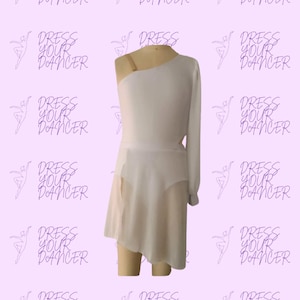 Disfraz de baile &quot;Perdido sin ti&quot;: disfraz de solista lírico o contemporáneo para niña, ropa de competición para mujer, atuendo personalizado para actuación en escena.