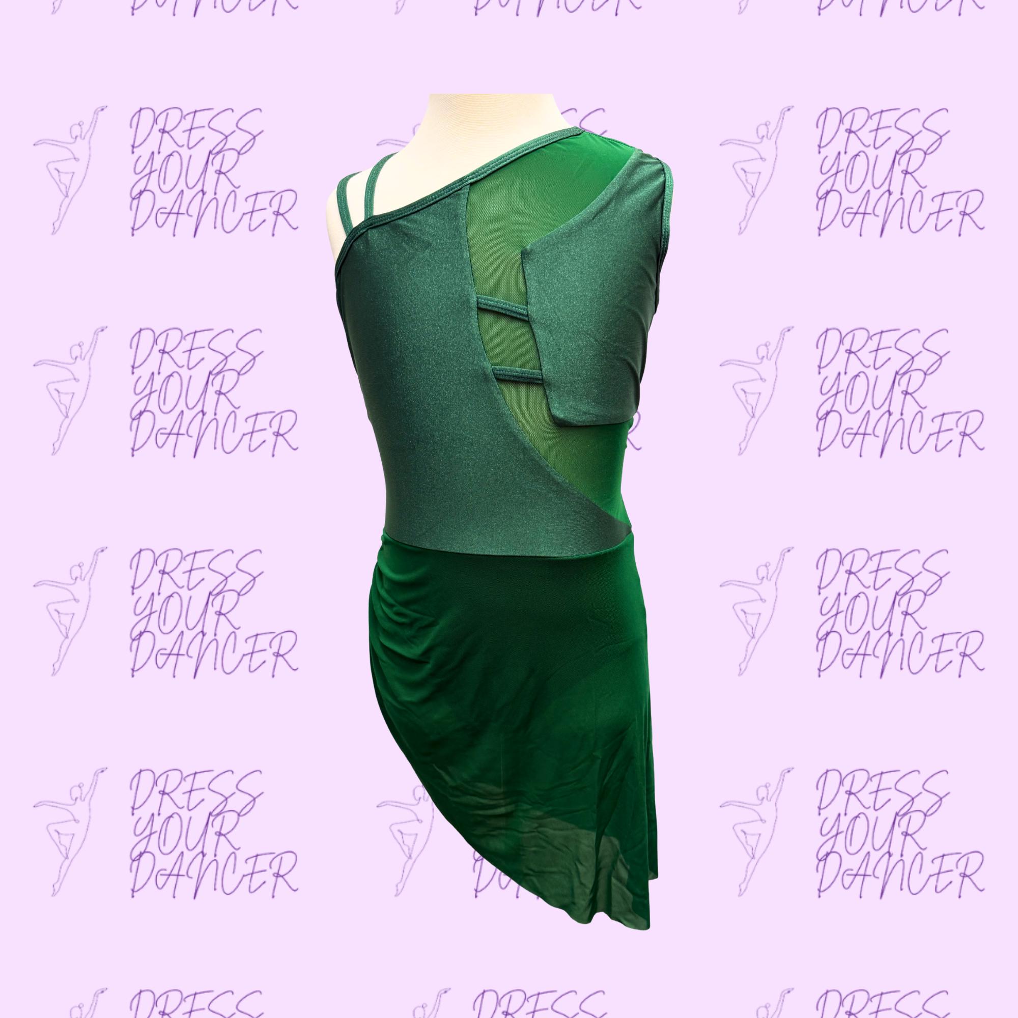 Contemporary Green Dance Costume - Etsy