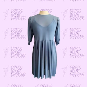 Traje de baile no escrito: traje de solista lírico o contemporáneo para niñas, ropa de baile de competición para mujeres, catálogo de atuendos para presentaciones escénicas para adolescentes.