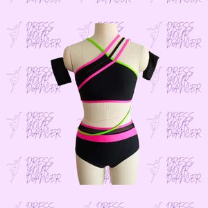 Yeah! Dance Costume – Girls Jazz or Hip Hop Solo Costume, High-Energy Womens Competition Dancewear, Catalog Teen Stage Performance Outfit