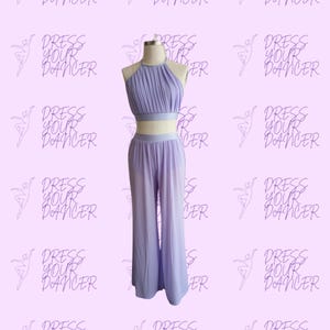 Traje de baile bajo la luz de la luna: disfraz de solista lírico contemporáneo para niñas, ropa de baile de competición para mujeres, atuendo de actuación personalizado para adolescentes.