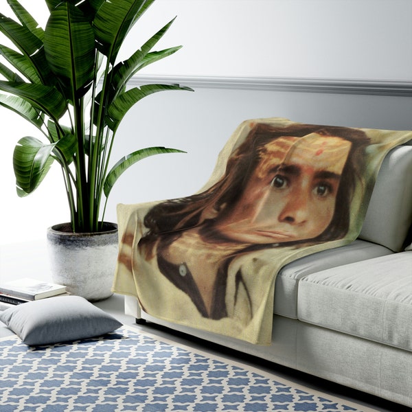 Mahavatar Babaji Velveteen Plush Blanket