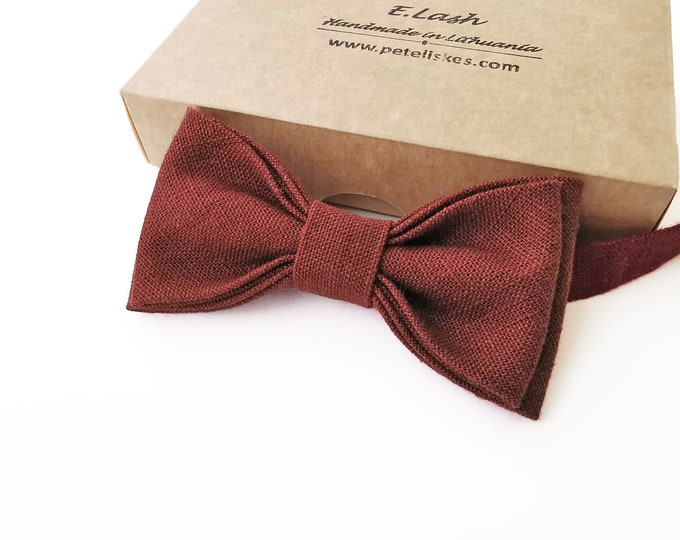 - LINEN Bow Ties -