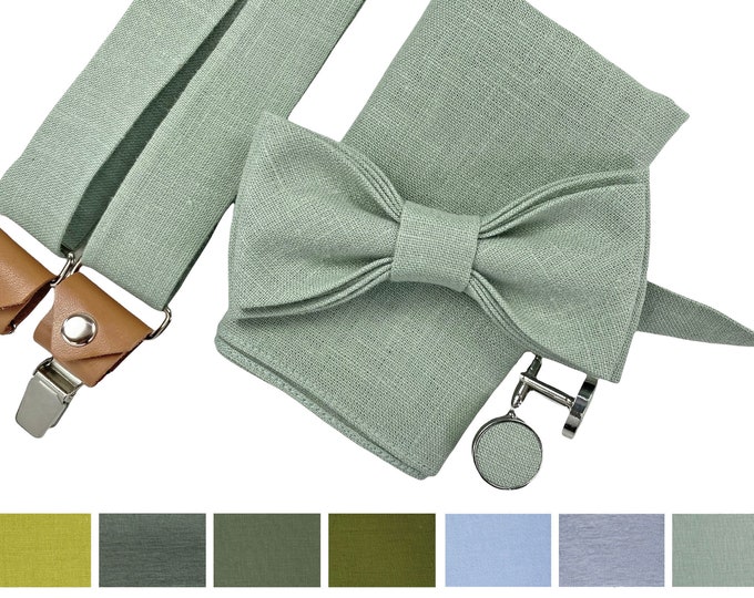 - LINEN Bow Ties -