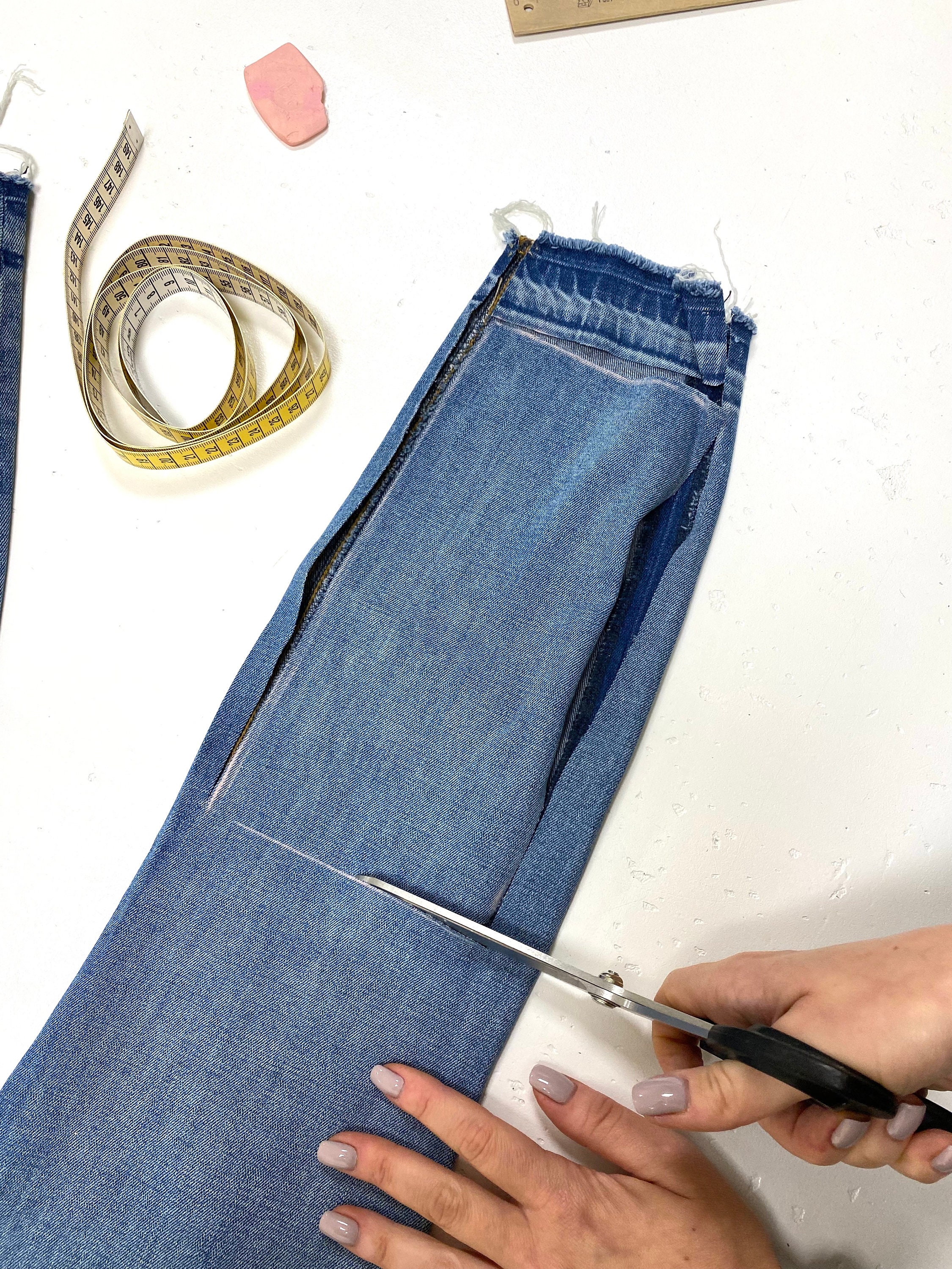 Jeans Bow Tie, Blue Denim Bow Tie, Sustainable Bow Tie, Bow 
