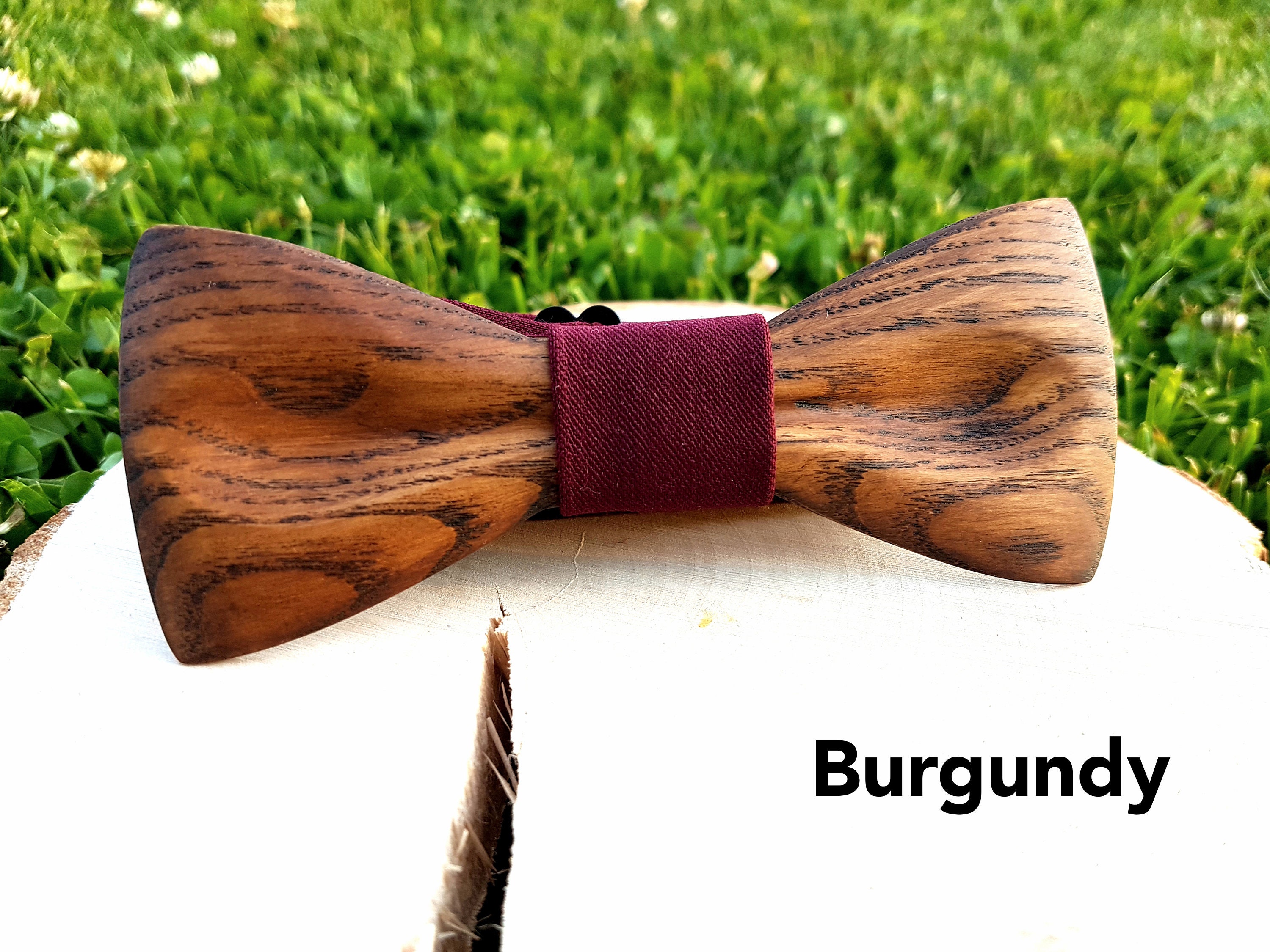 Amazon.com: GLSTOY 1 Set Wooden Bow Tie Set Male Corsage