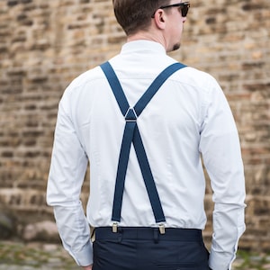 Pajarita de madera pajarita y gemelos de madera pajarita para bodas accesorios de boda tirantes pajarita hecha a mano tirantes pochet - Suspenders (4)