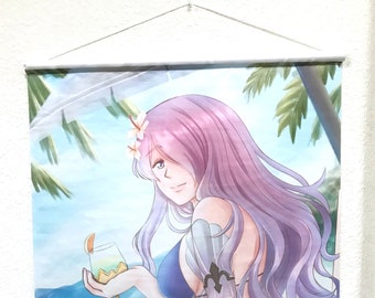 Summer Camilla Wall Scroll (Fire Emblem Heroes) - approx 20 by 30 inches wide