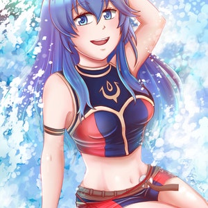 Summer Lucina 11x17 inch Large Print [Fire Emblem Awakening/Fire Emblem Heroes]