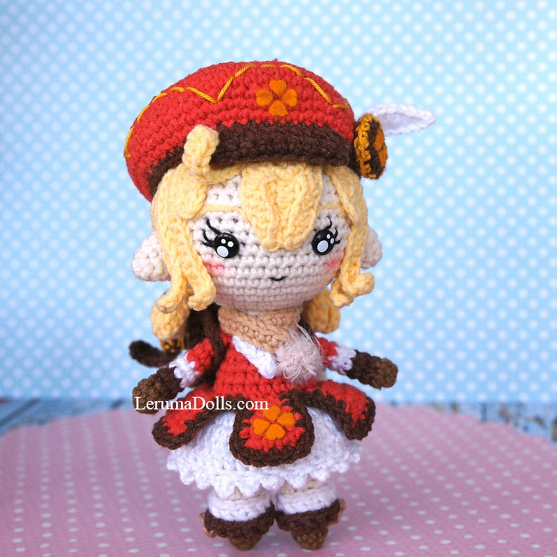 READY TO SHIP Klee crochet doll Genshin amigurumi Genshin | Etsy