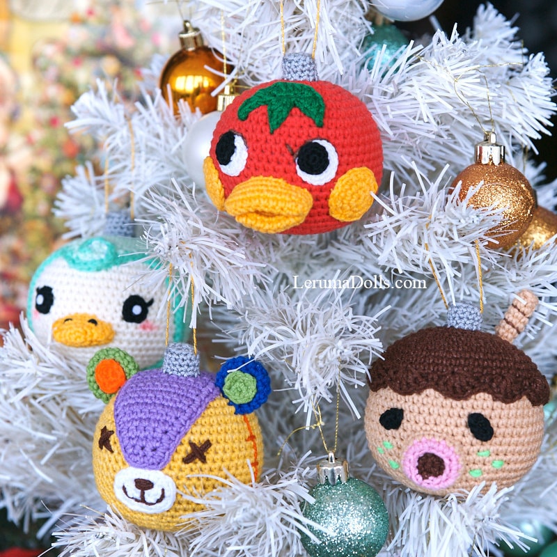 READY TO SHIP Animal Crossing Christmas ornaments Christmas Etsy